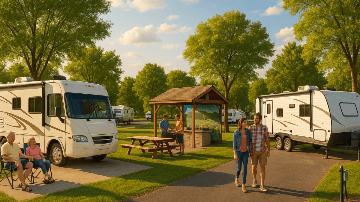 Welcoming RV park with vibrant community