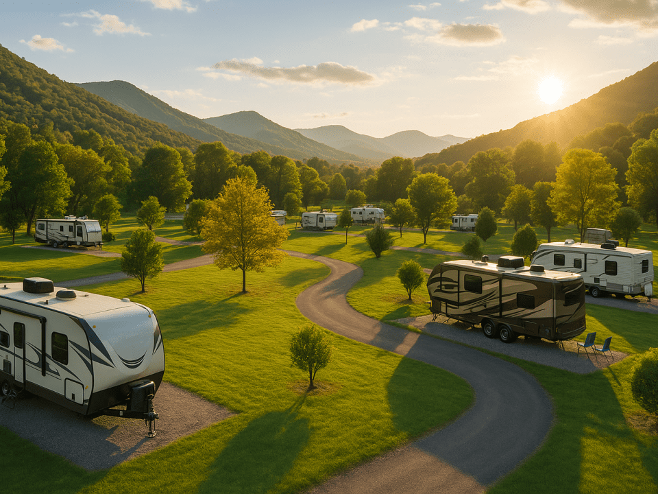 Idyllic RV parks for extended getaways