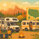 Affordable RV park with joyful travelers