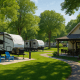 Lush RV park with modern comforts