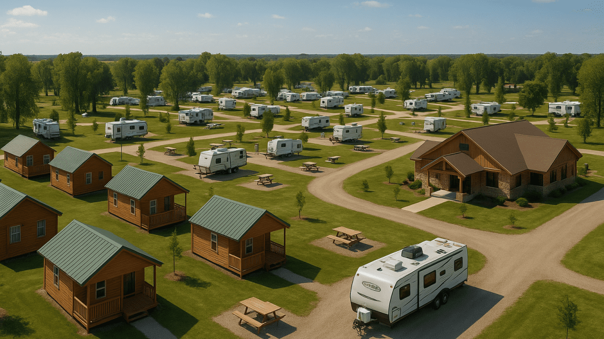 Enhanced RV park with new amenities