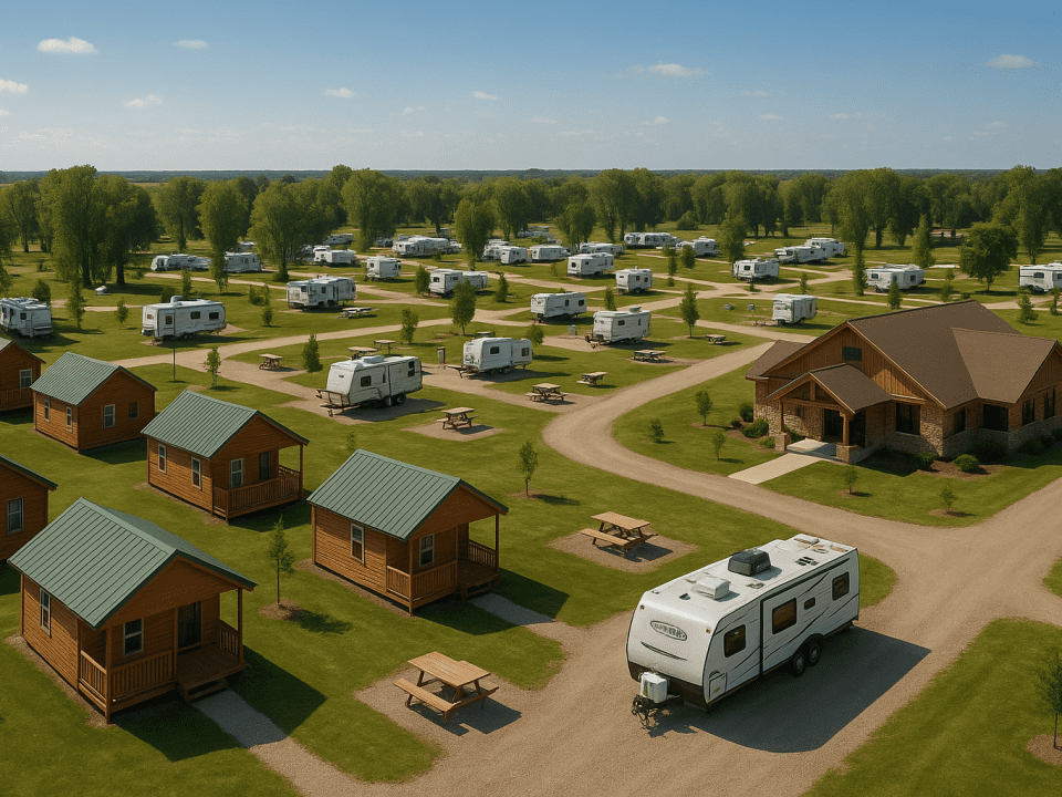Enhanced RV park with new amenities