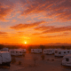 Vibrant sunrise over Colinas RVs