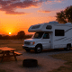 Sunset Serenity at the Budget Campground