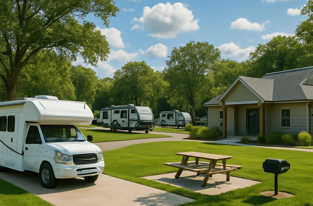 Modern RV park nestled in nature
