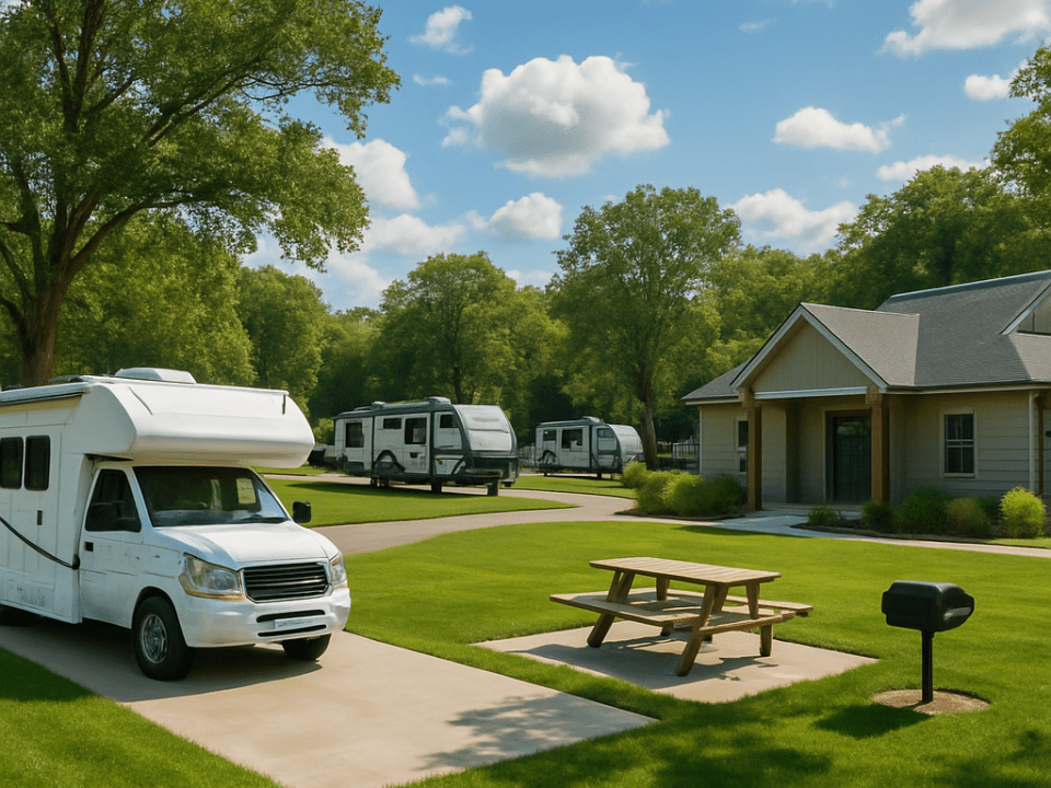 Modern RV park nestled in nature