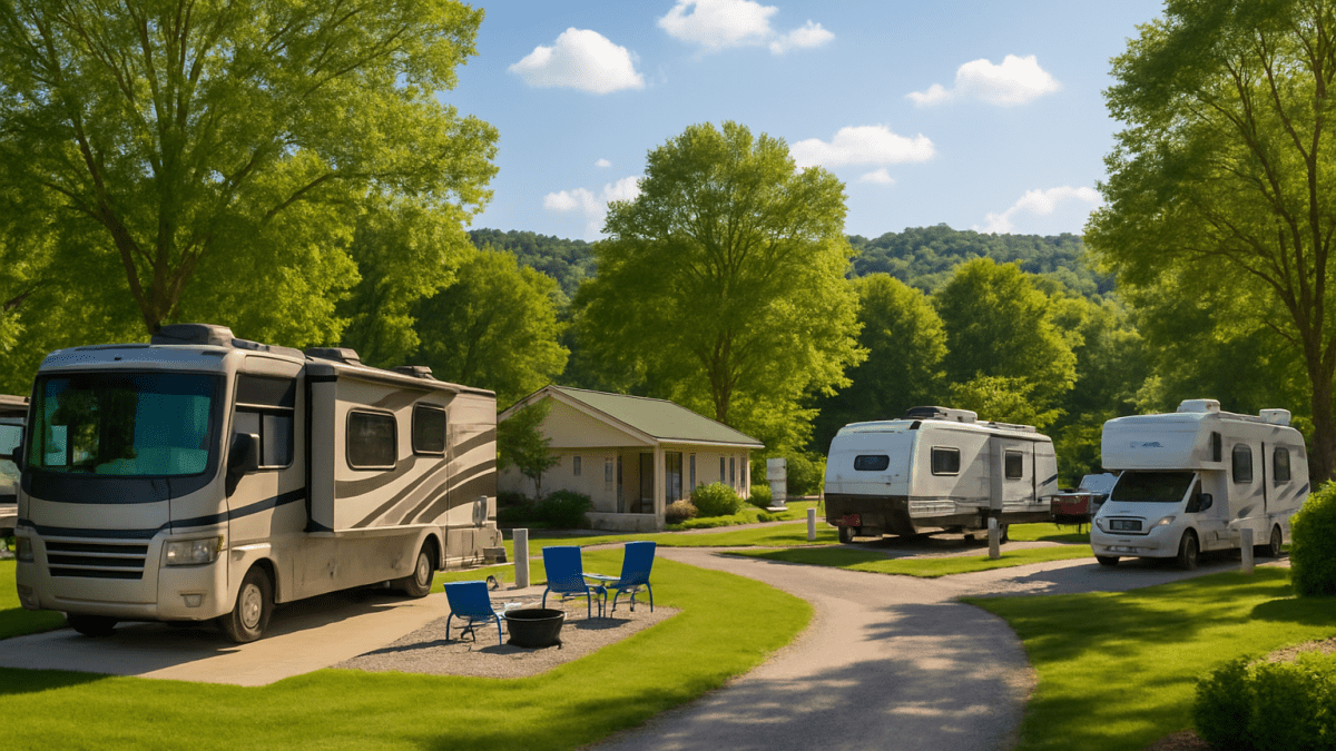 Tranquil long-term RV sites with amenities