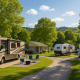 Tranquil long-term RV sites with amenities
