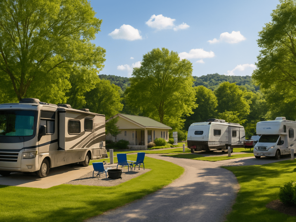 Tranquil long-term RV sites with amenities